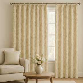 PEARL JACQUARD ZIGZAG MAIN CURTAIN FABRICS B