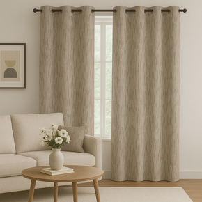 PEARL JACQUARD ZIGZAG MAIN CURTAIN FABRICS H