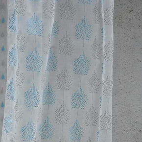 SINTRA  EMBROIDERY LEAF BUTTA SHEER CURTAIN  FABRIC 29023