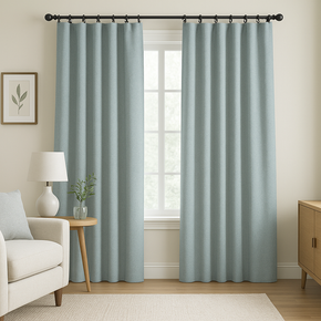 STANFORD  JACQUARD PLAIN SATIN MAIN CURTAIN FABRICS A