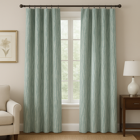 STANFORD  JACQUARD STRIPES MAIN CURTAIN FABRICS A