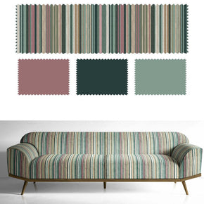 VELVET STRIPES POLYESTER UPHOLSTERY VT II - 212