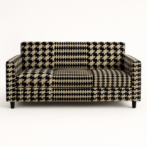 BEYOND BLACK  SQUARE ZIGZAG POLYESTER  FABRICS