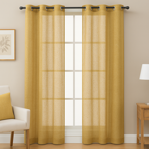 Bloom  32832 Textures Sheer Curtain Fabric – 100% Polyester