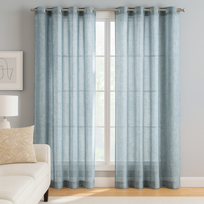 Bloom  32803 Textures Sheer Curtain Fabric – 100% Polyester