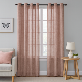 Bloom  32825 Textures Sheer Curtain Fabric – 100% Polyester