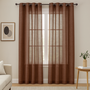 Bloom  32808 Textures Sheer Curtain Fabric – 100% Polyester