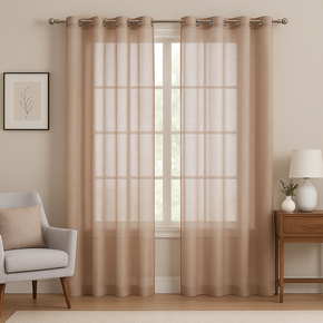 Bloom  32819 Textures Sheer Curtain Fabric – 100% Polyester