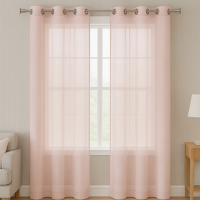 Bloom  32818 Textures Sheer Curtain Fabric – 100% Polyester