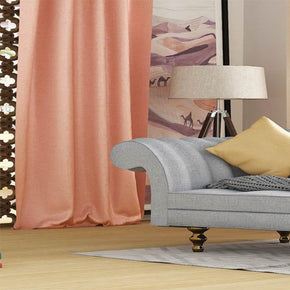 CONCEPT VELVET ORANGE PLAIN CURTAIN  FABRIC