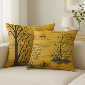 TOULON MONACO ETERNAL ZIGZAG CUSHION FABRICS