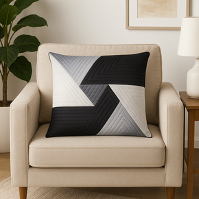 SQUARE QUILTING CUSHION COVER