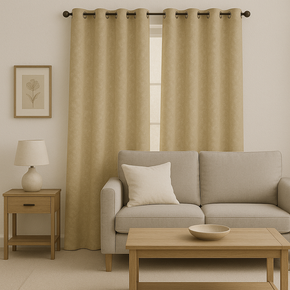 FRANKLIN JACQUARD TEXTURE POLYESTER MAIN CURTAIN FABRICS H