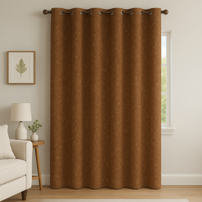 FRANKLIN JACQUARD TEXTURE POLYESTER MAIN CURTAIN FABRICS K