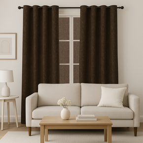 FRANKLIN JACQUARD TEXTURE POLYESTER MAIN CURTAIN FABRICS P