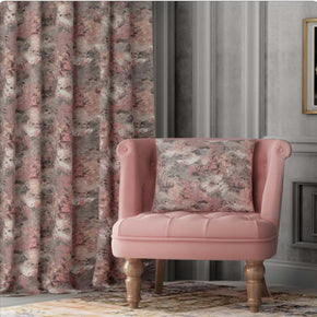 HALDEN POLYESTER PRINT ABSTRACT CURTAIN  FABRIC