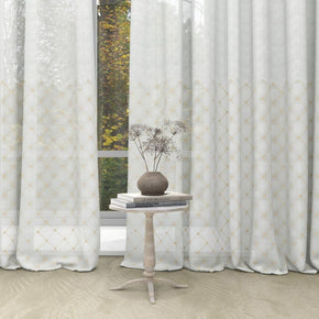 FLAIR LINEN POLYESTER  SHEER CURTAIN FABRICS  10