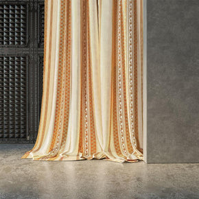 MAHARAJA  POLYESTER PRINT LIGHT YELLOW CURTAIN  FABRIC