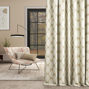 NATURALS GEOMETRIC BIG WAVES  CURTAIN FABRICS 114