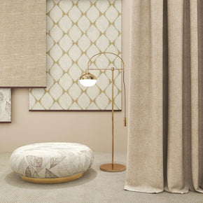 NATURAL POLYESTER BEIGE TEXTUTE   CURTAIN FABRICS  120