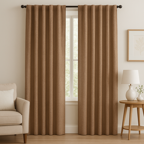 WINSTON MAIN STRIPE TEXTURE MAIN CURTAIN  FABRIC C
