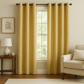 WINSTON MAIN STRIPE TEXTURE MAIN CURTAIN  FABRIC D